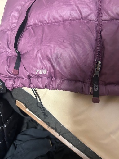 THE NORTH FACE 700フィル ダウンベスト ヌプシ系 紫黒 サイズ90(S) 韓国企画
