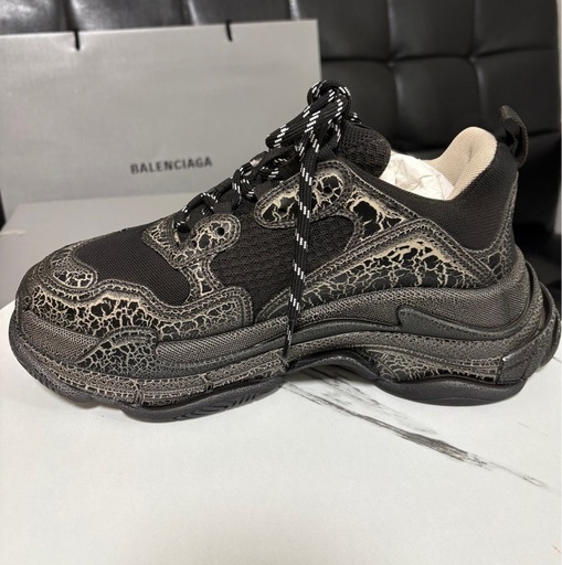Balenciaga トリプルS Faded Black スニーカー　40
