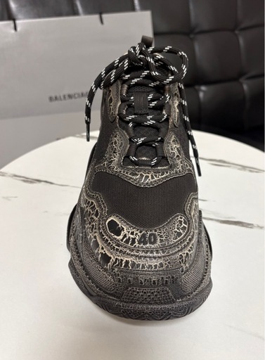 Balenciaga トリプルS Faded Black スニーカー　40