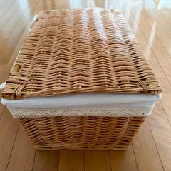 オシャレな衣装ケース　バスケット　カゴの画像
