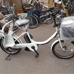❗️バッテリー新品キャンペーン❗️試乗🉑新車仕上げ⭐️中古子供乗せ電動自転車ブリヂストンビッケ2 ヤマハPASバビーの画像
