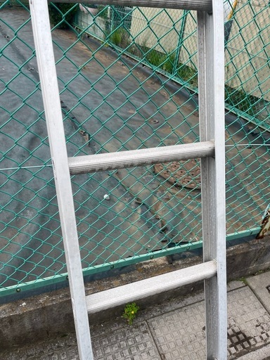 アルミ製 軽量1連梯子 約315cm 耐荷重100kg