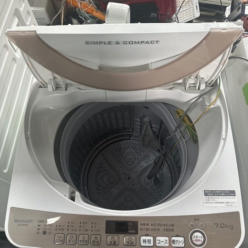 ☆ジモティ割あり☆ SHARP 洗濯機 7kg 25年製 動作確認