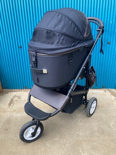 ペット用品 AIR BUGGY Mercedes Benz ペットバギー キャリー 中古 現状品 / エアバギー メルセデスベンツ コラボ ダブルネーム