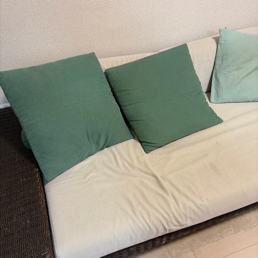 a flat ケイ・ローソファ (ラタン)2.5人掛け