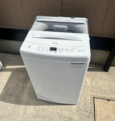 ☆ジモティー割引有‪☆ Haier/5.5kg洗濯機/JW-AE55/2023年‬
