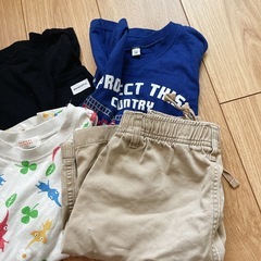 120 半袖 服 セット マイクラ ピクミン キッズの画像