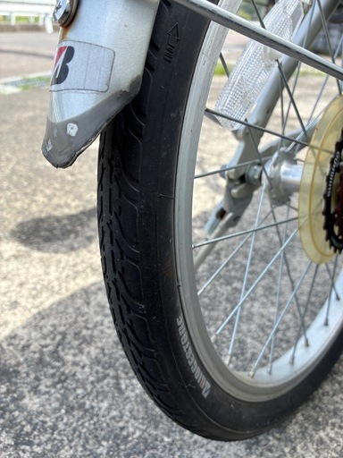 ブリヂストン18インチ6速折りたたみ自転車
