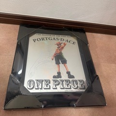 ワンピース エース 壁掛けミラー 盾 ポートガス・D・エースの画像