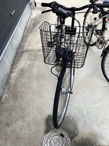 カゴつき自転車