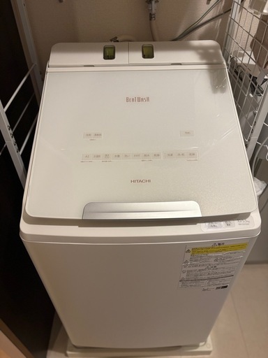 【本日値引き】日立 ビートウォッシュ上位モデル BW-DX100F 液体洗剤自動投入