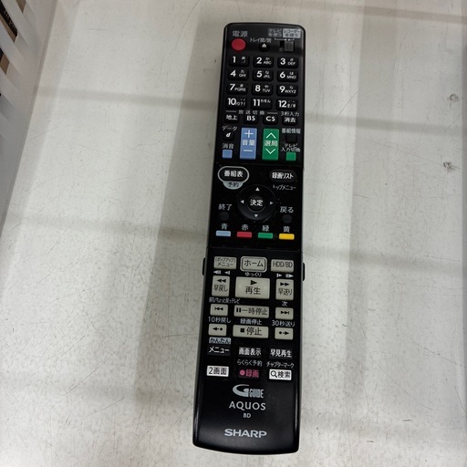 BDプレイヤー シャープ　BD-W1600