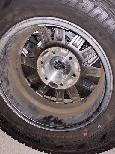 200系ハイエース用　195/80R15　アルミホイルスタッドレスセット
