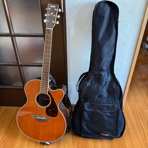 YAMAHA ヤマハ　FJX730SC ヤマハ エレアコギター ケース付