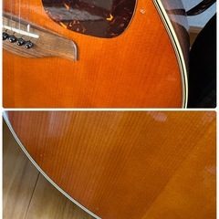 YAMAHA ヤマハ　FJX730SC ヤマハ エレアコギター ケース付の画像