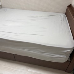 セミダブル　ベッドフレームの画像