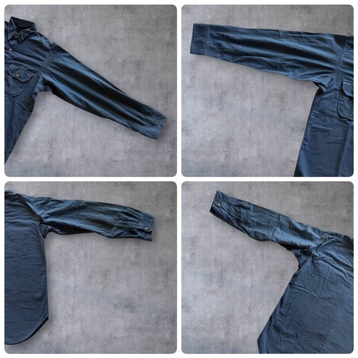 80s USA製 Wool richシャモアクロス 長袖シャツ XL相当