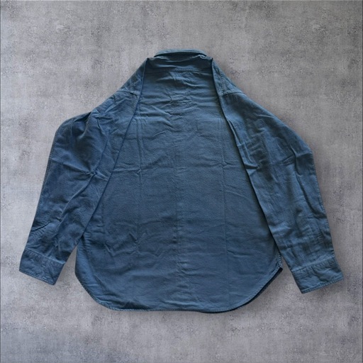 80s USA製 Wool richシャモアクロス 長袖シャツ XL相当