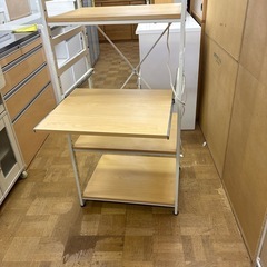 【ジャングル深井店】レンジラック ナチュラル 収納家具 家具 堺市 深井【FU577】の画像