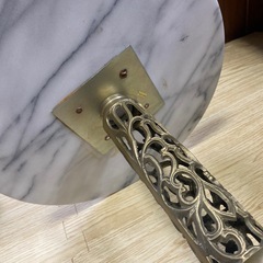 アンティーク調大理石 サイドテーブルコーヒーテーブル インテリア レトロ 飾り台　花台の画像