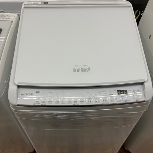 HITACHI 縦型洗濯乾燥機のご紹介です