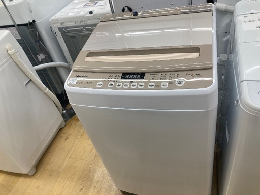 【トレファク イオンモール常滑店】全自動洗濯機 Hisence HW-DG75C 2024年製をご紹介！
