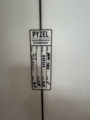 PYZEL サーフボード6.0使用回数少ない中古美品