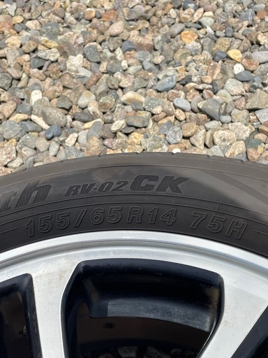 155/65R14    ホンダN-BOX純正ホイール+YOKOHAMAノーマルタイヤ 