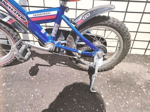 14インチ 自転車 ＡＮＩＭＡＴＯＲ キッズ 子ども用自転車 青 ブルー キッズサイクル カゴ付き 変速無し ライトなし 札幌 北20条店 14インチ 自転車 ANIMATOR キッズ 子ども用自転車 青 ブルー