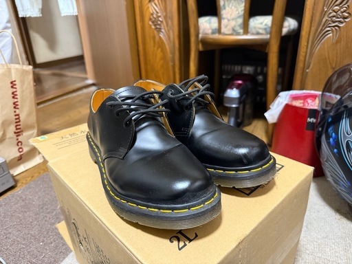 Dr. Martens ブラックレザー ドレスシューズ　26㎝