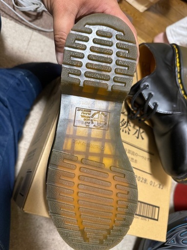 Dr. Martens ブラックレザー ドレスシューズ　26㎝