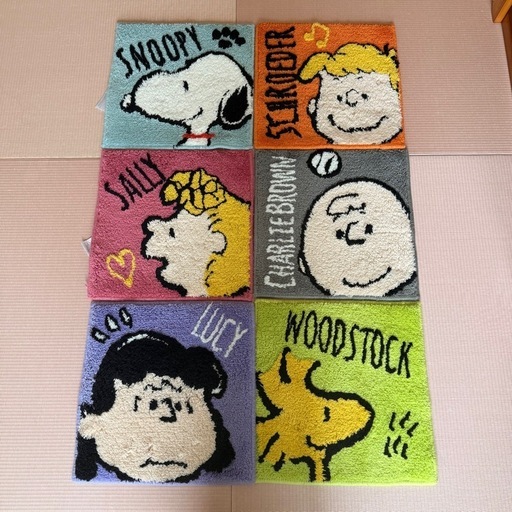 PEANUTS チェアマット 2017年製  サリー ルーシー チャーリーブラウン スヌーピー