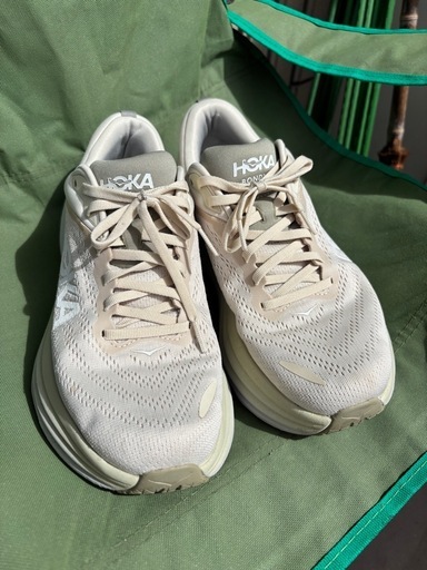 HOKA BONDI 8 27.0cm メンズ オフホワイト系 ホカ ボンダイ8