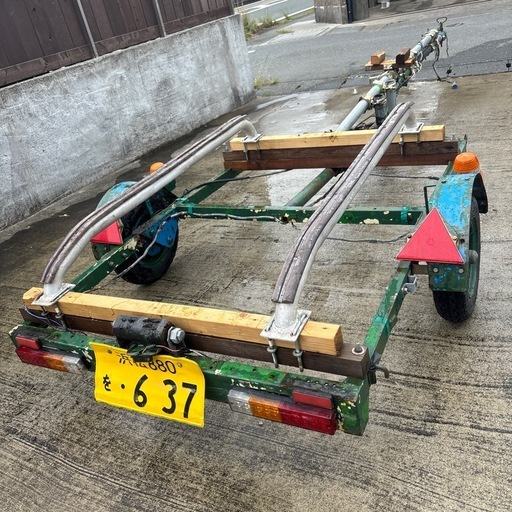車検R9年6月　ボートトレーラー　車検付