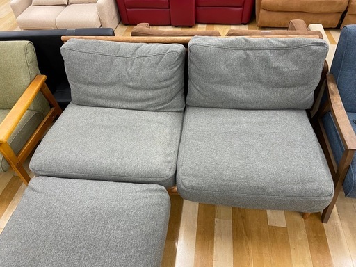 トレファクラパーク岸和田店】2人掛けソファー MOMO natural
