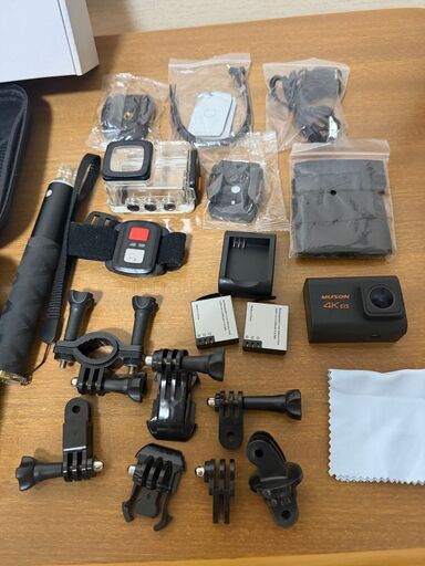 MUSON PRO3 アクションカメラ 4K 美品 付属品多数 バッテリー2個付き
