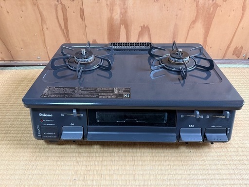 【GO-1731】パロマ ガスコンロ IC-N86BS-R LPガス 2018年製