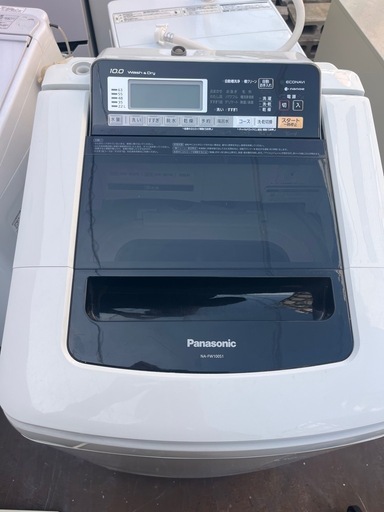 Panasonic 10kg洗濯機 NA-FW100S1 2014年製 大容量 訳あり格安