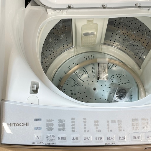 【k19洗濯機】2022年製 8kg HITACHI BW-DV80G