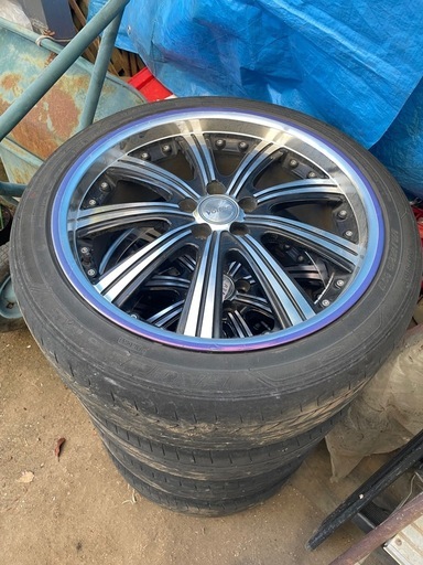 215/45r18 PCD100 プリウス、レガシィ等に (みつをぉ) 波田のタイヤ 