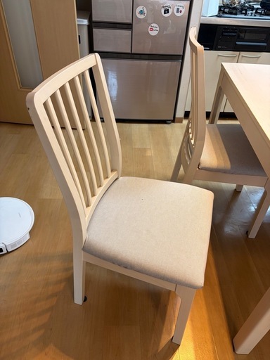 【IKEA】EKEDALEN エーケダーレン ダイニングテーブルセット（伸長式・チェア2脚・ベンチ1脚）