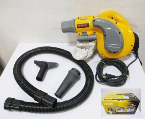 リョービ ポータブルブロワバキューム PSV-600 動作良好 付属品多数 外箱付 落ち葉掃除 1台2役 庭掃除　洗車　車内清掃　RYOBI　1274ZS