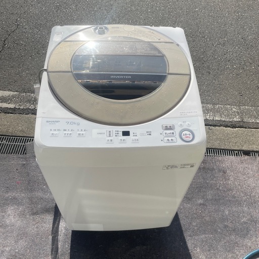 シャープ　2020年　7kg洗濯機