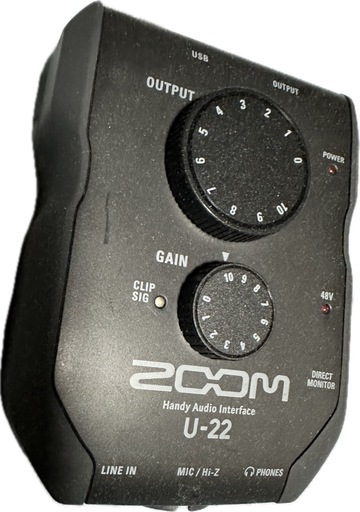 zoom u22 USBオーディオインターフェイス
