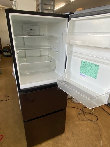 ハイセンス 3ドア冷蔵庫 282L ダークブラウン HR-G2801BR リサイクルショップ宮崎屋佐土原店R8.4.21