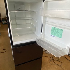 ハイセンス 3ドア冷蔵庫 282L ダークブラウン HR-G2801BR リサイクルショップ宮崎屋佐土原店R8.4.21の画像
