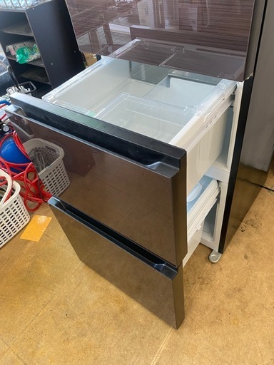 ハイセンス 3ドア冷蔵庫 282L ダークブラウン HR-G2801BR リサイクルショップ宮崎屋佐土原店R8.4.21