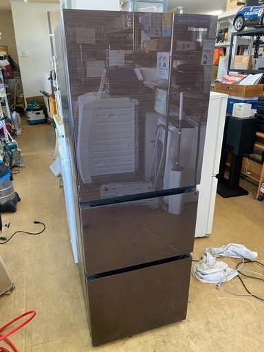 ハイセンス 3ドア冷蔵庫 282L ダークブラウン HR-G2801BR リサイクルショップ宮崎屋佐土原店R8.4.21