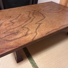 木製座卓の画像