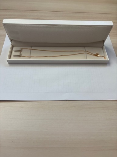18イエローゴールド キヘイネックレス （2面カット） 3g/45cm